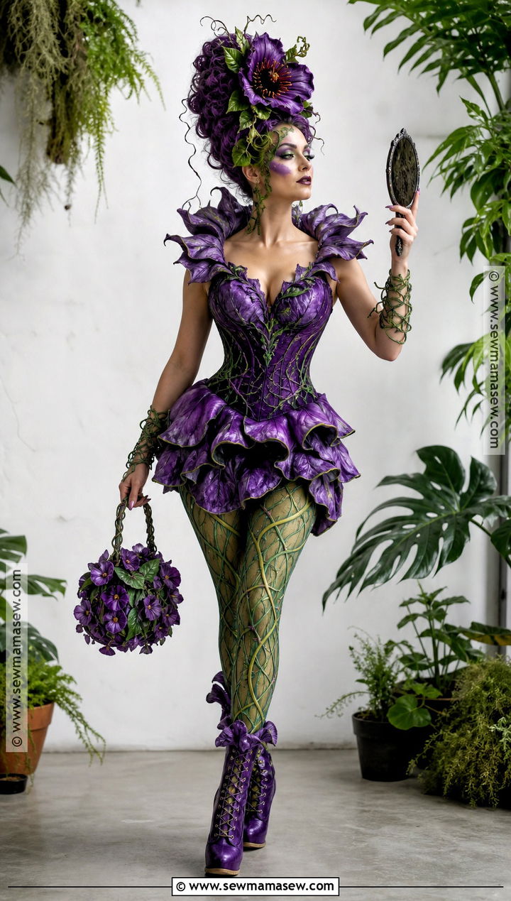 Amanita Nightshade Costume With Flower Petal Dress - 50 monster high costume ideas