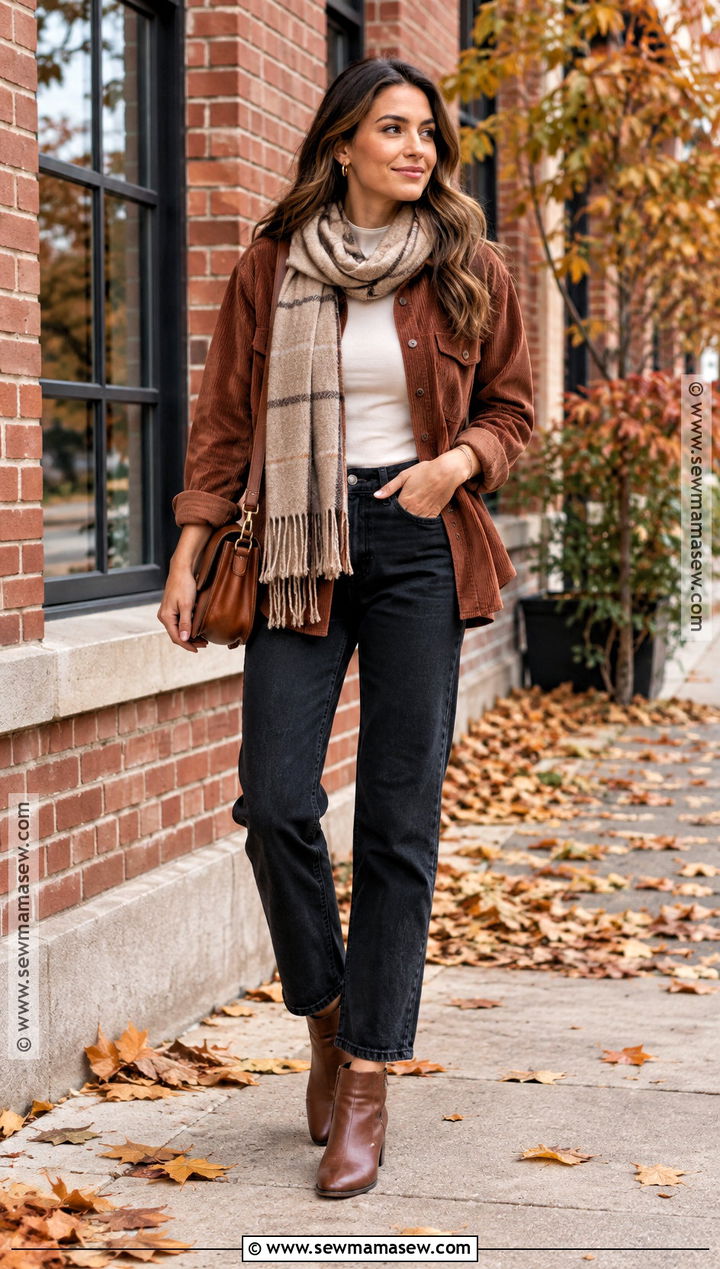 Amazon Corduroy Shirt And Black Jeans Outfit - 20 amazon fall fashion ideas 2026