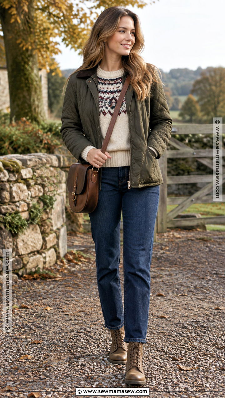 Amazon Fair Isle Sweater And Jeans Outfit - 25 amazon fall outfits