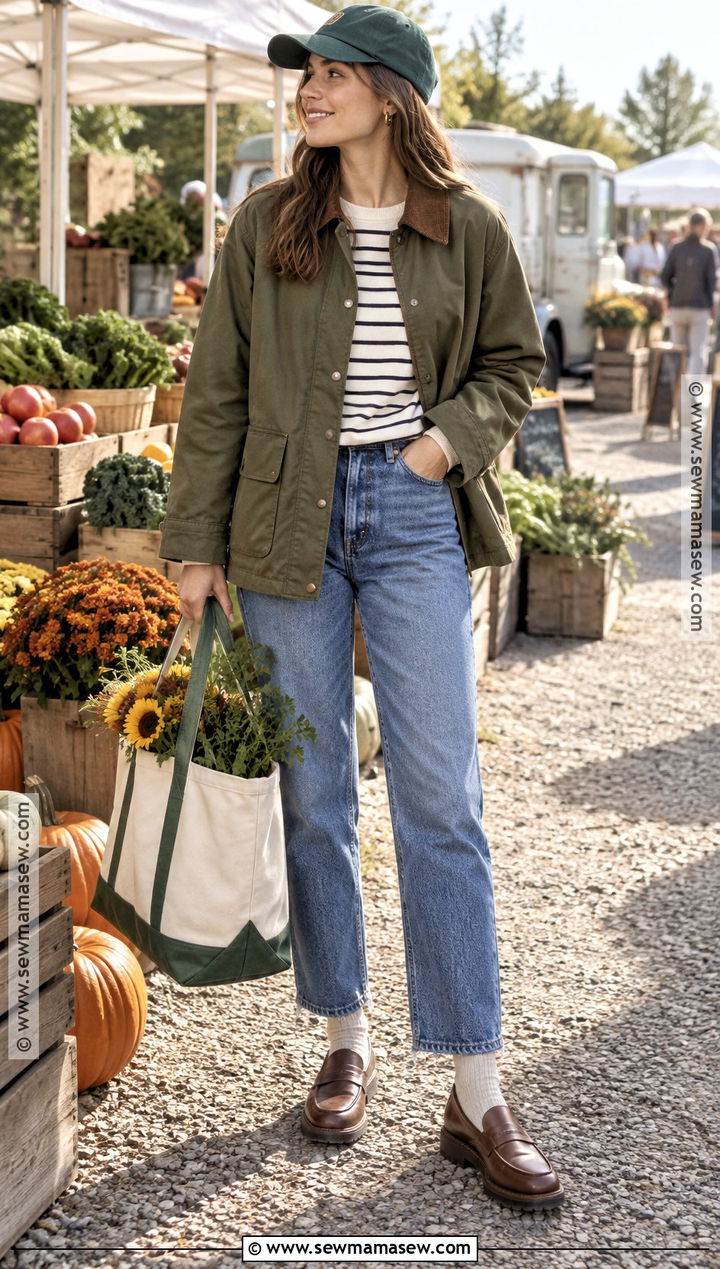 Amazon Fall Barn Jacket And Relaxed Jeans Outfit - 25 fall amazon outfits