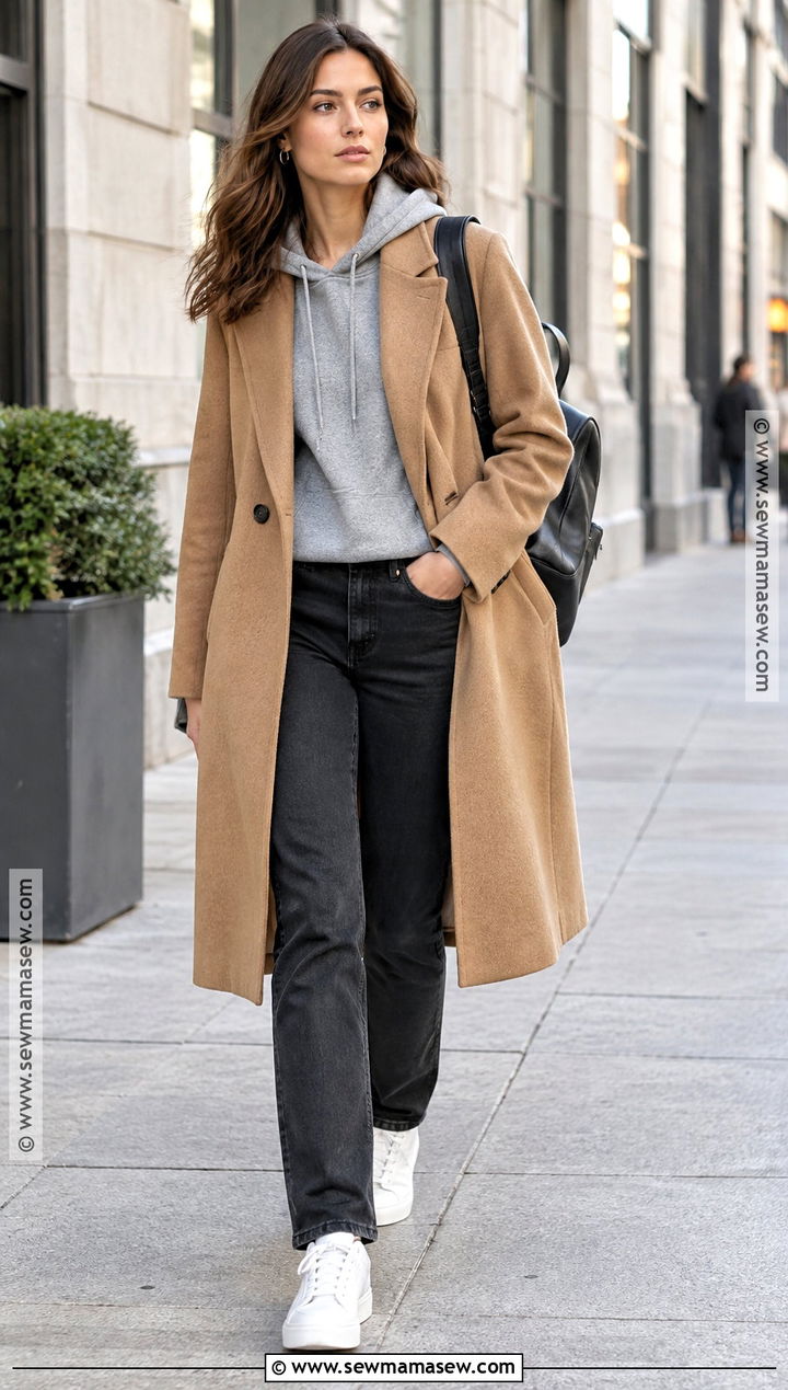 Amazon Hoodie And Long Coat Outfit - 25 amazon fall outfits