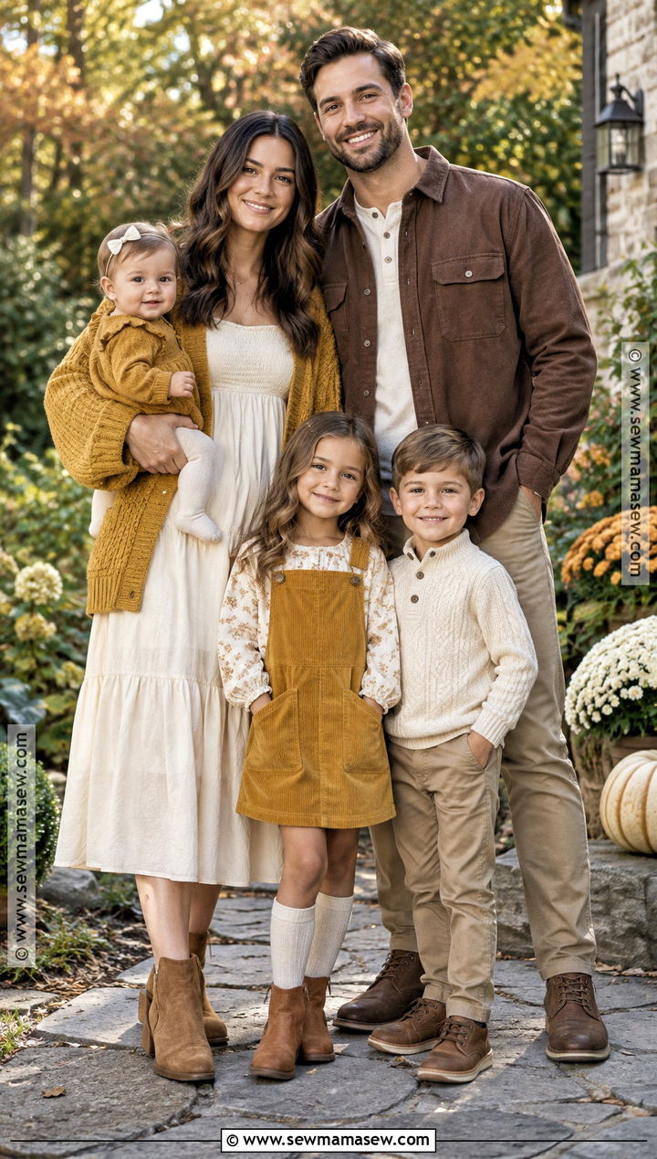 Amazon Mustard and Cream Fall Family Picture Outfit - 15 fall family pictures outfits amazon