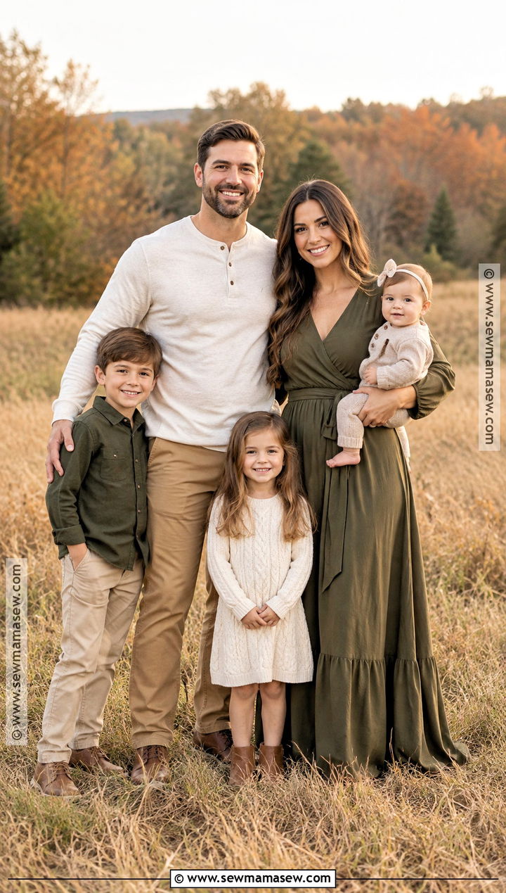 Amazon Olive and Cream Fall Family Picture Outfit - 15 fall family pictures outfits amazon