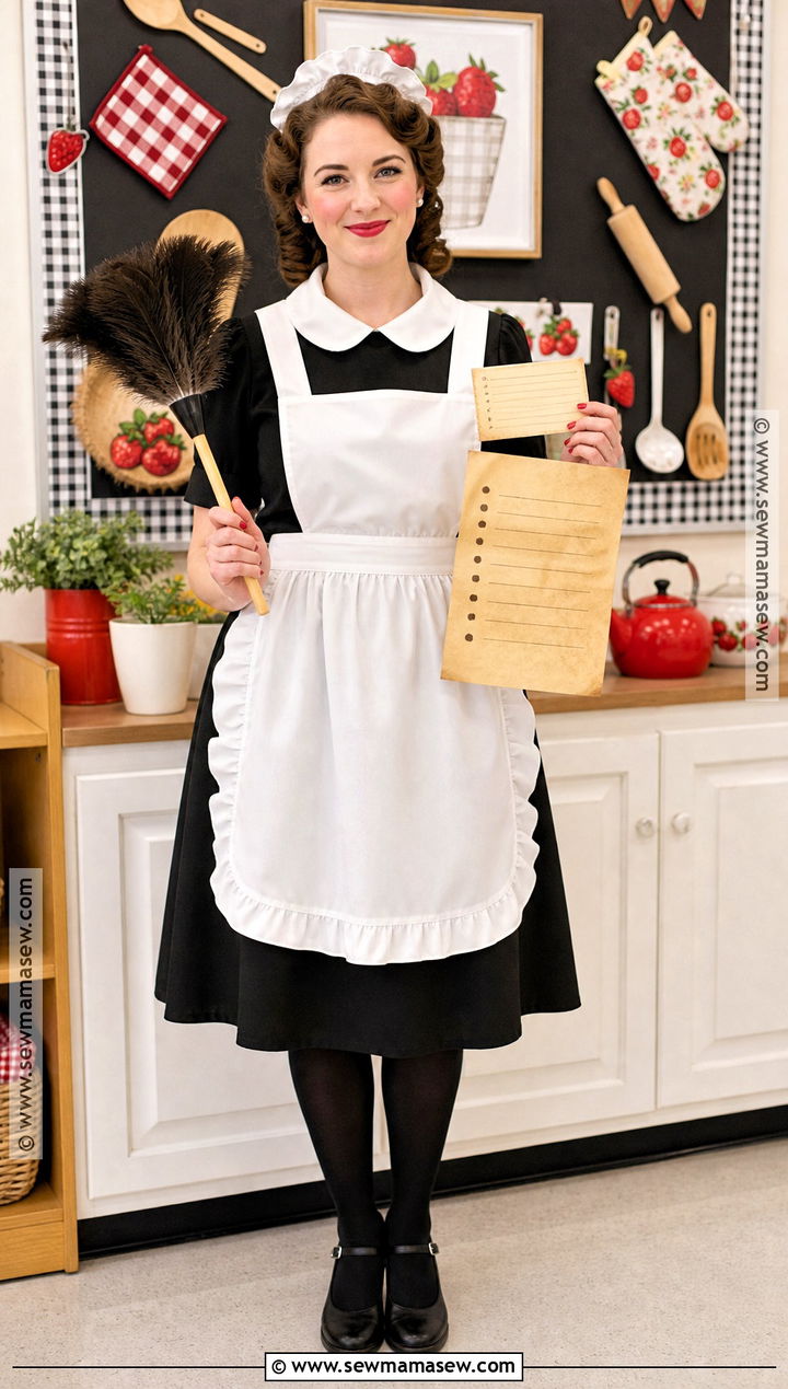 Amelia Bedelia Costume With Maid Apron - 30 teacher book week costume ideas