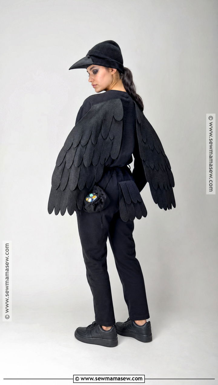 American Crow Bird Costume - 30 bird halloween costume ideas