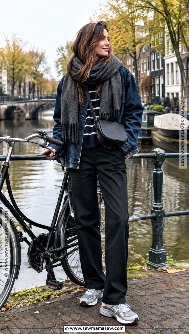 Amsterdam Fall Denim Jacket Outfit - 15 amsterdam fashion fall ideas
