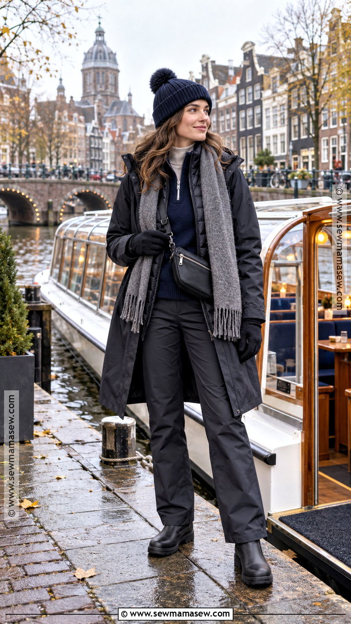 Amsterdam November Canal Cruise Outfit - 20 amsterdam november outfit ideas