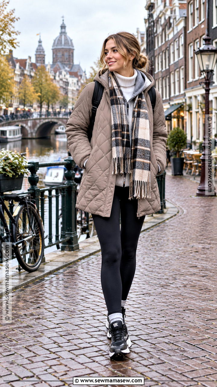 Amsterdam November Quilted Jacket Outfit - 20 amsterdam november outfit ideas