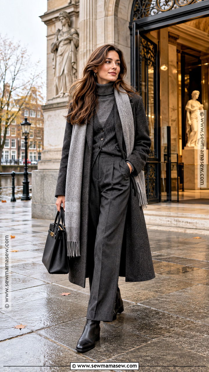 Amsterdam November Wool Coat Outfit - 20 amsterdam november outfit ideas