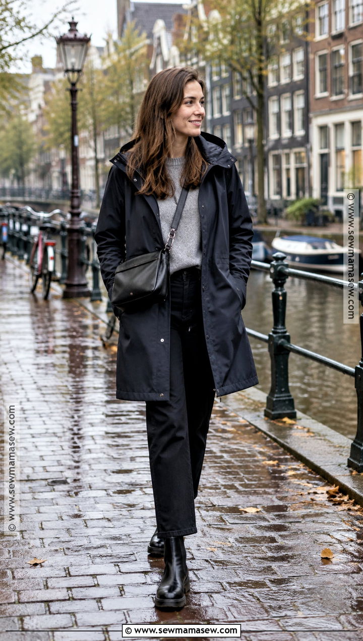 Amsterdam October Rain Jacket Outfit - 20 amsterdam october outfit ideas