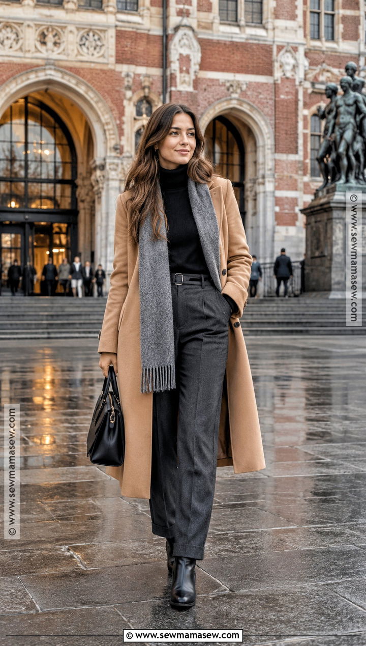 Amsterdam October Wool Coat Outfit - 20 amsterdam october outfit ideas