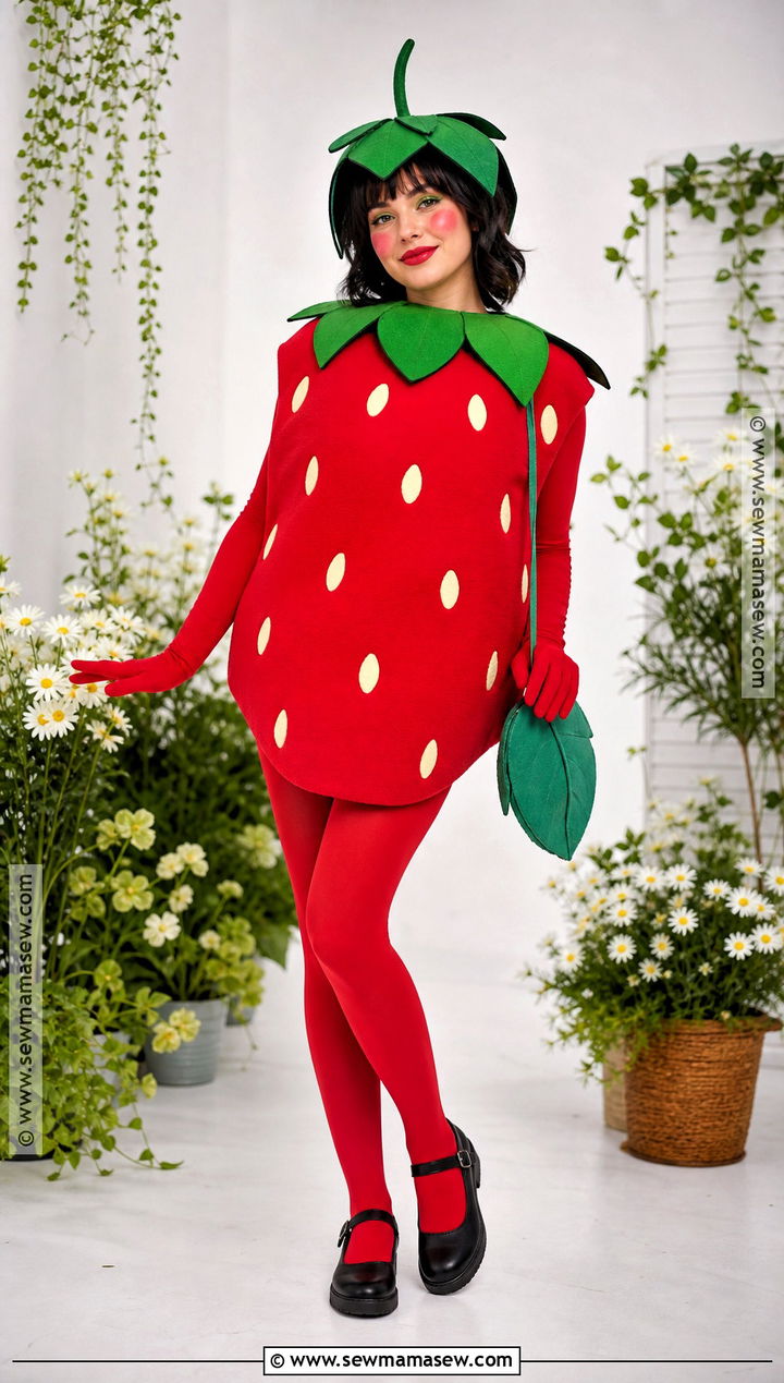 Amuseables Strawberry Jellycat Costume - 30 Jellycat Costume Ideas
