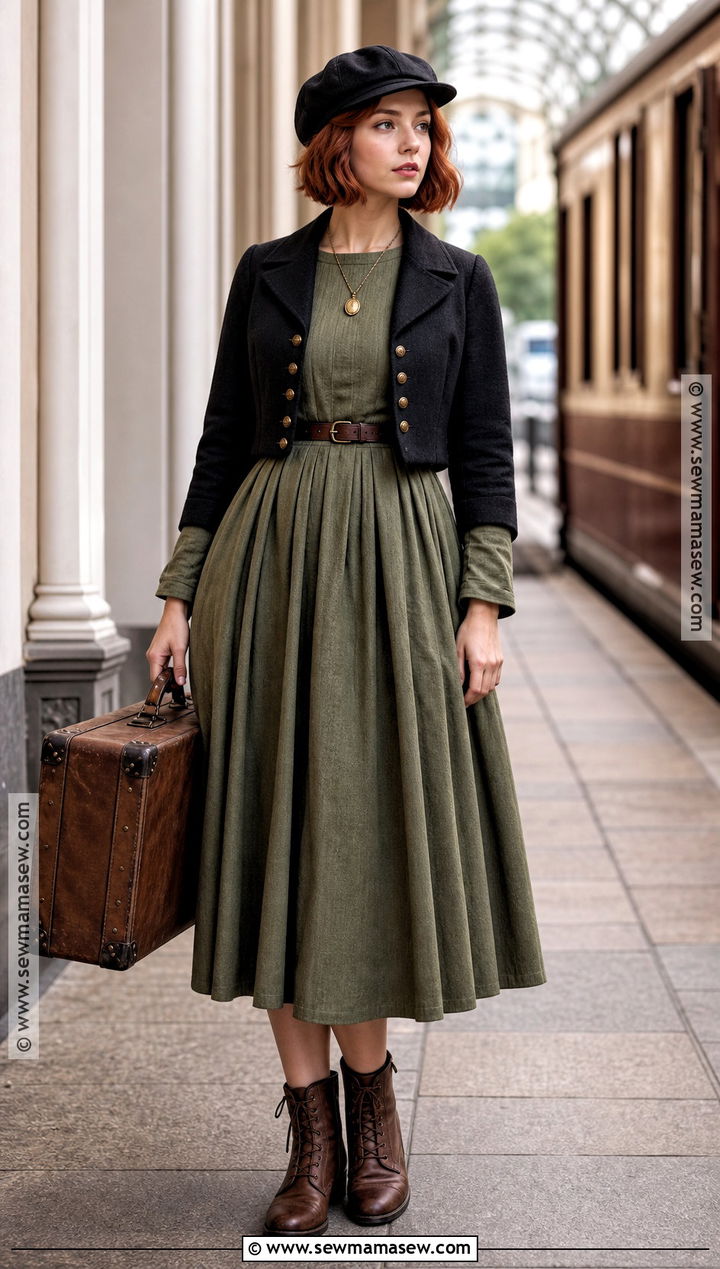 Anastasia Green Travel Dress Costume - 30 anastasia costume ideas