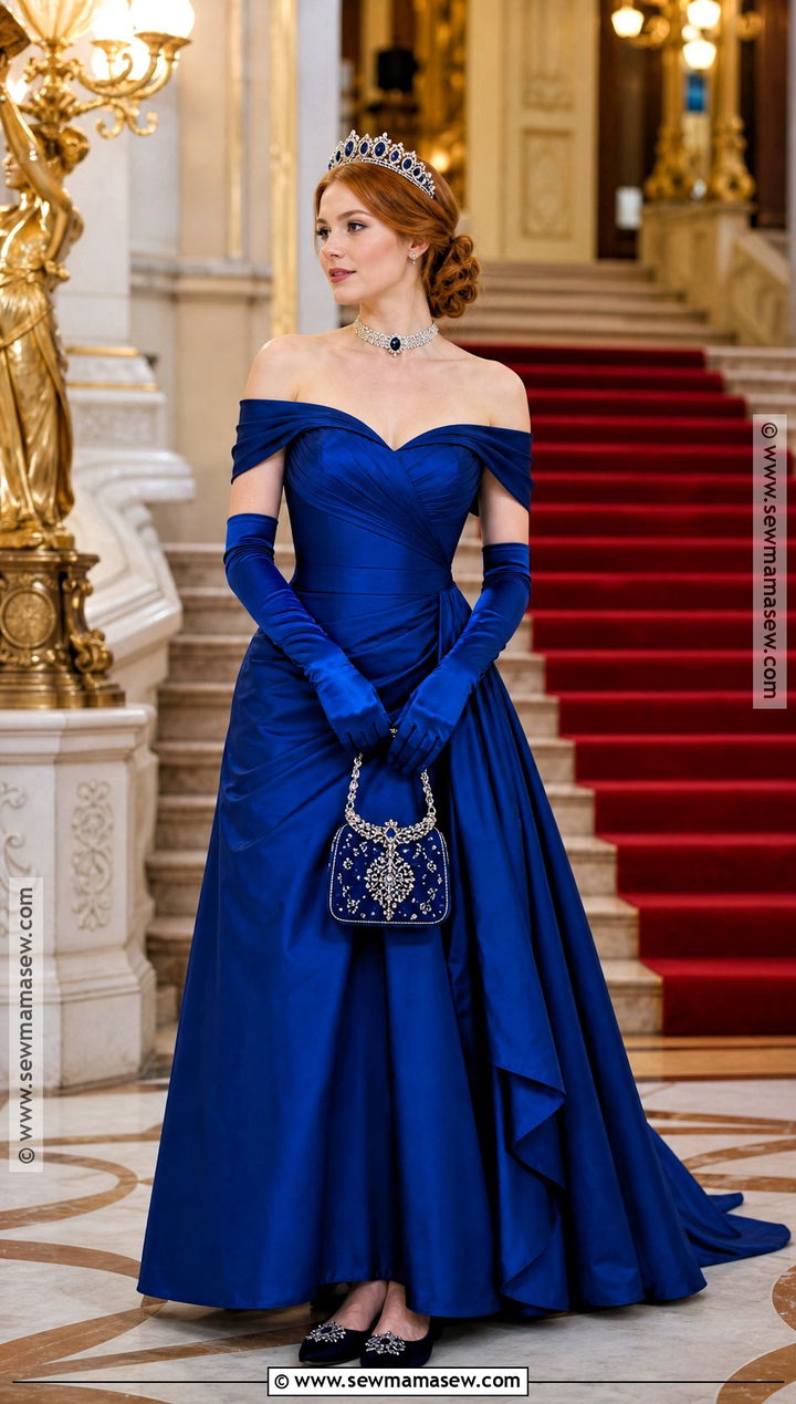 Anastasia Princess Costume With Blue Opera Gown - 35 Princess Costume Ideas