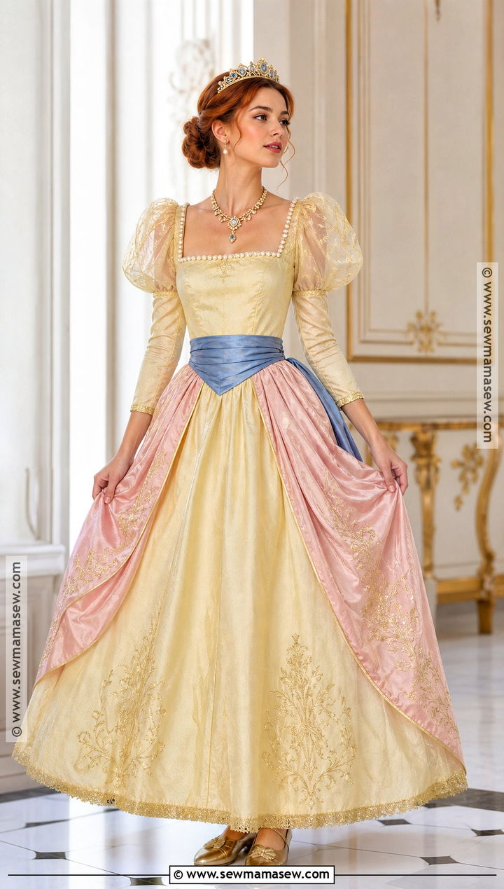 Anastasia Yellow Court Dress Costume - 30 anastasia costume ideas