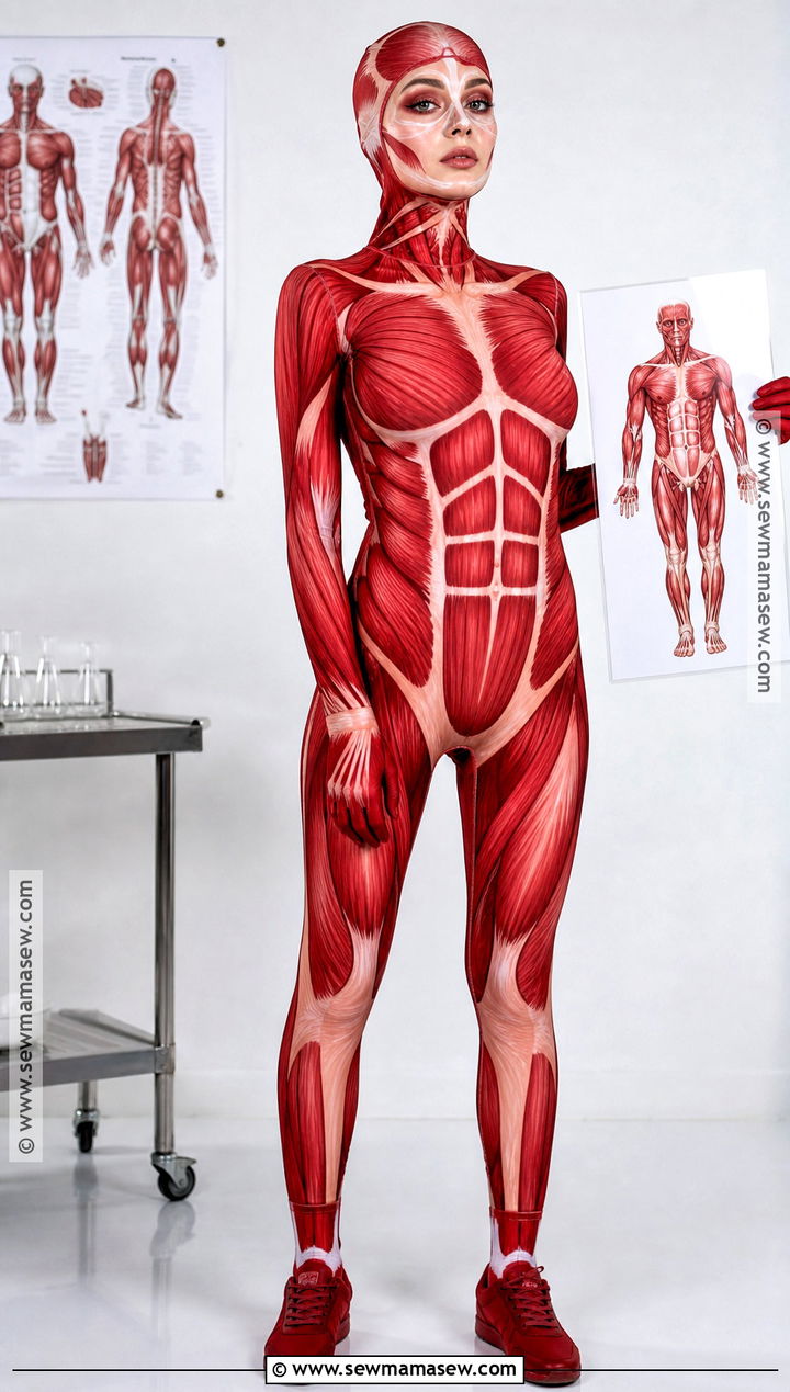 Anatomy Bodysuit Costume - 30 heidi klum halloween costumes