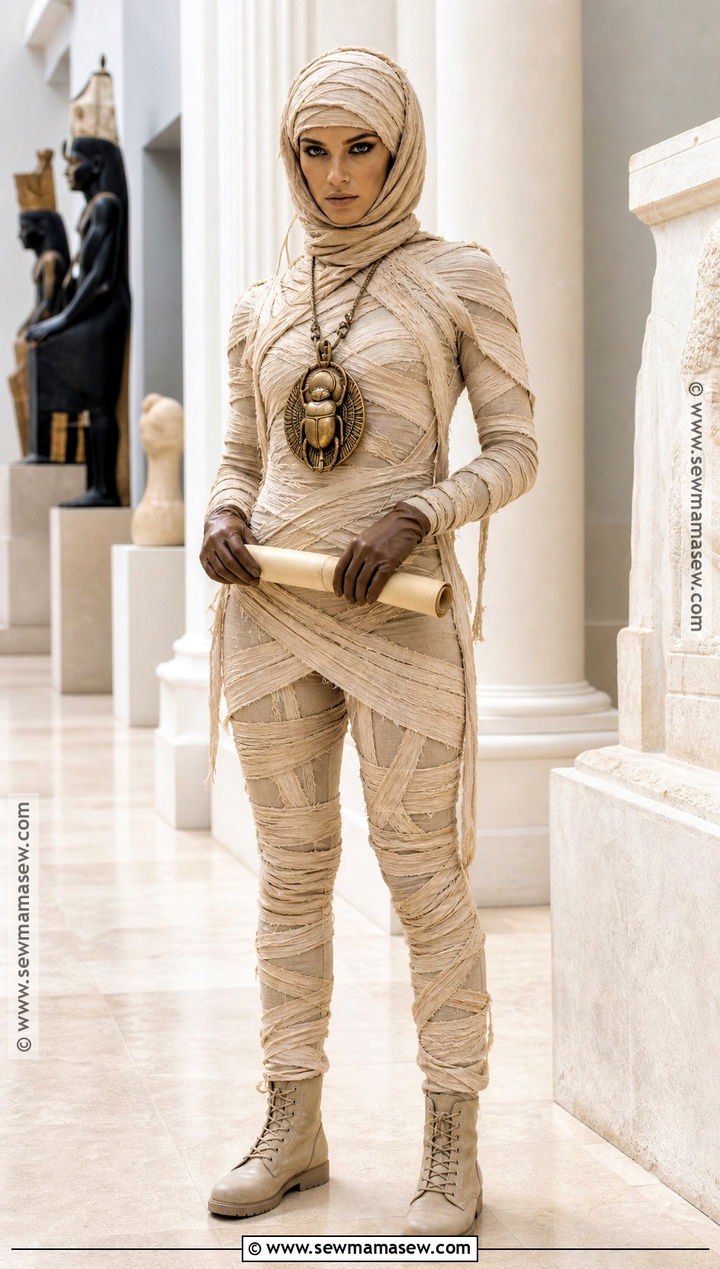 Ancient Mummy Costume - 40 scary halloween costume ideas