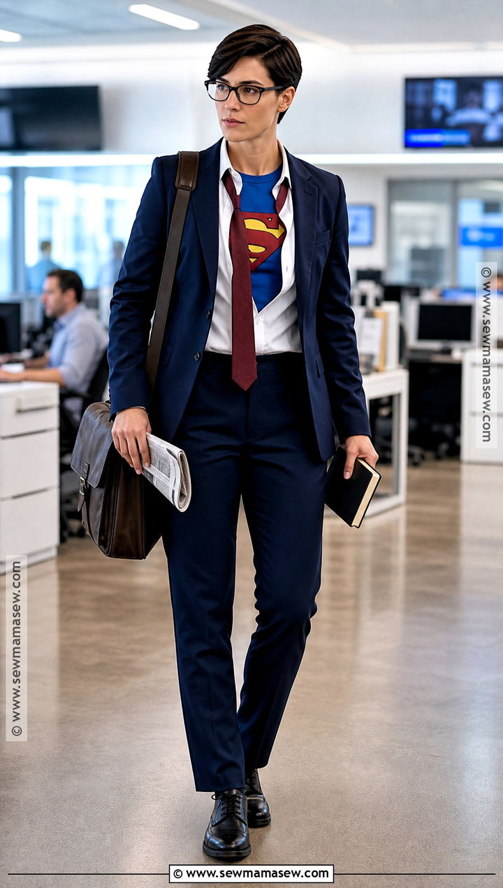 Androgynous Clark Kent Costume - 35 Clark Kent Costume Ideas for Women