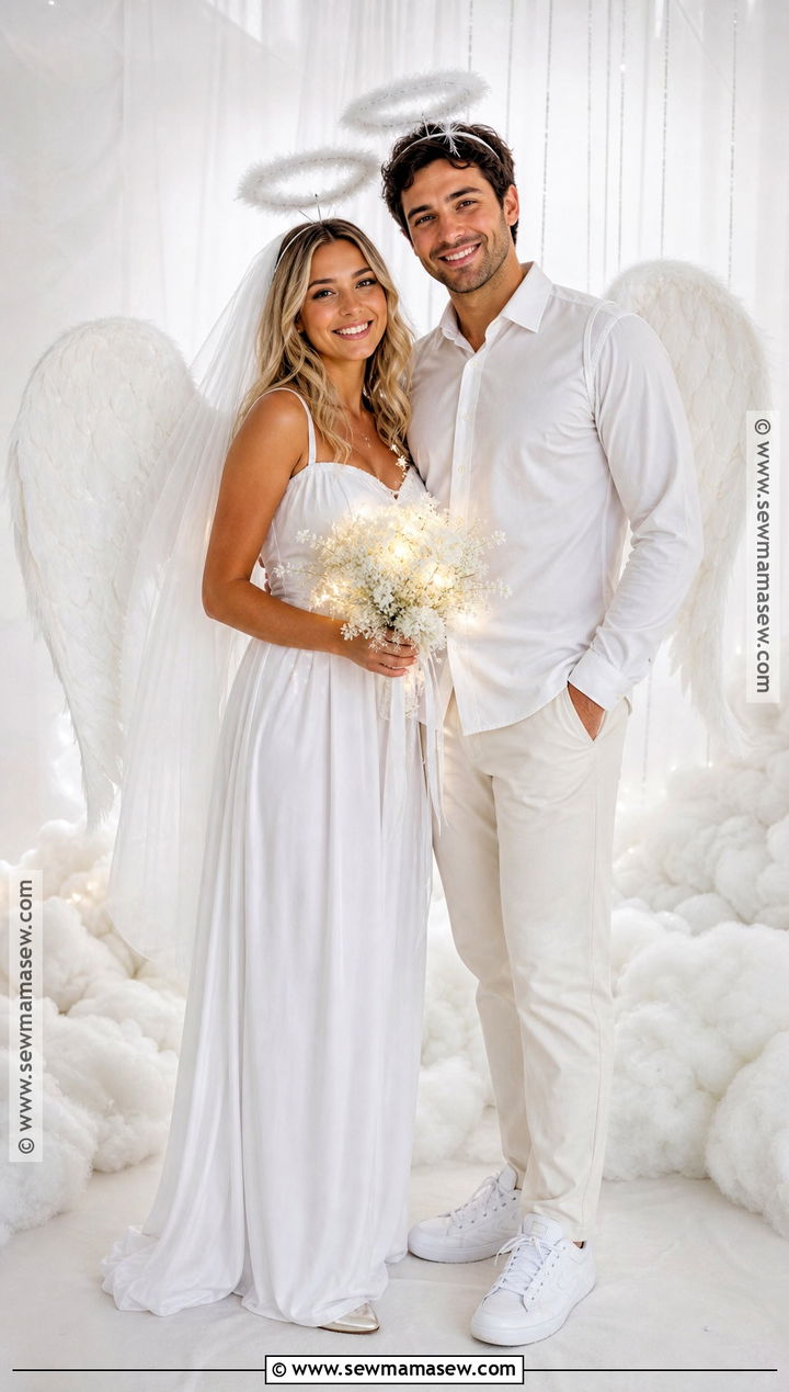 Angel Bride And Groom Costume - 30 bride and groom halloween costumes