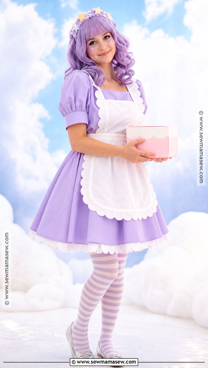 Angel Cake Costume With Lavender Dress - 35 strawberry shortcake characters costumes