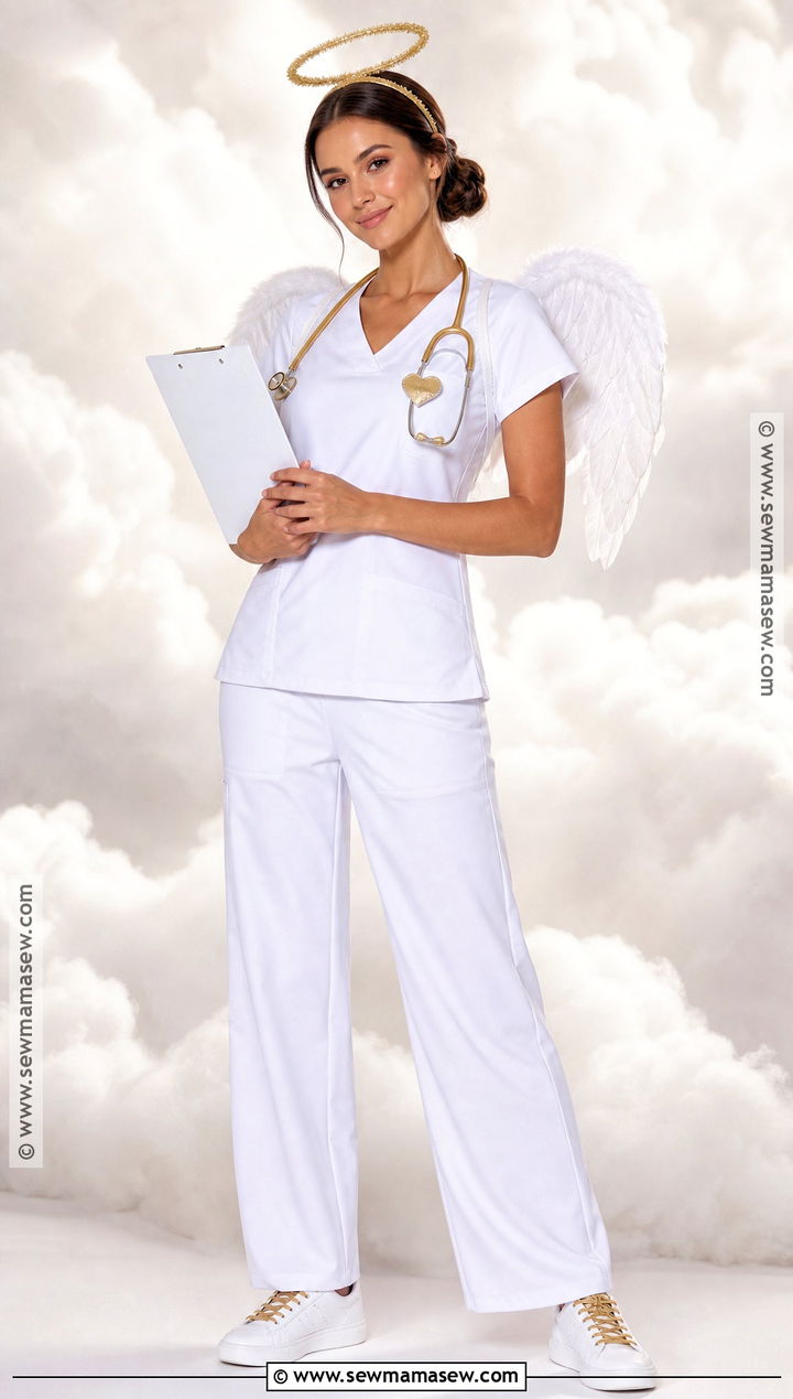 Angel Nurse Costume - 30 nurse outfit halloween ideas