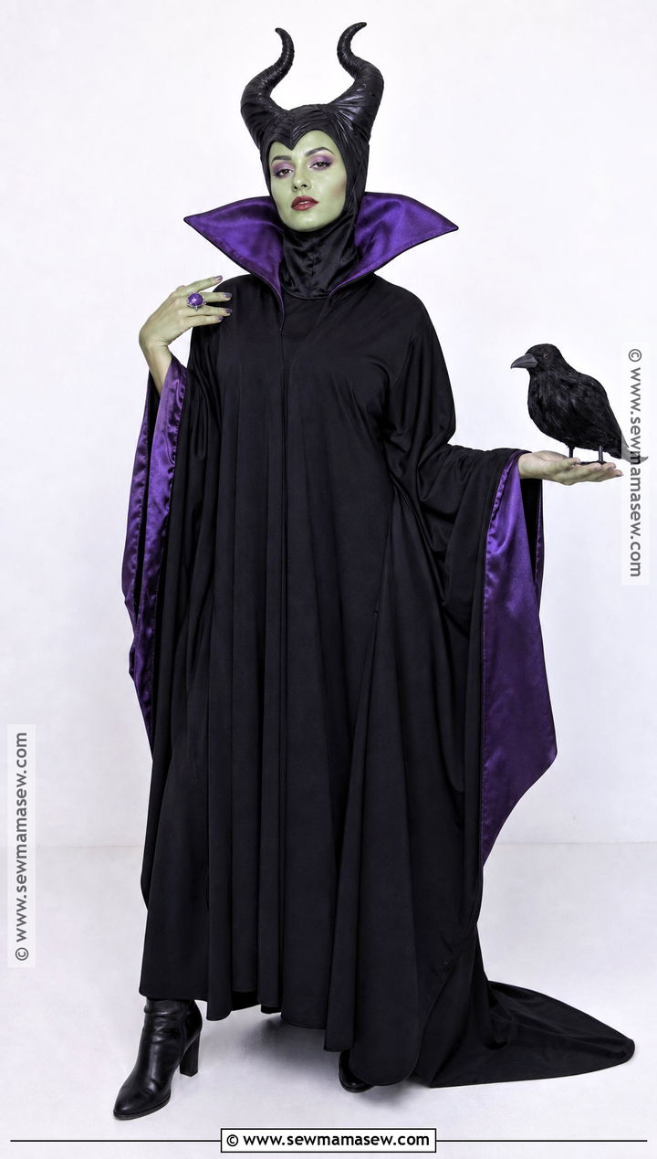 Animated Maleficent Costume With Green Makeup - 50 maleficent costume ideas