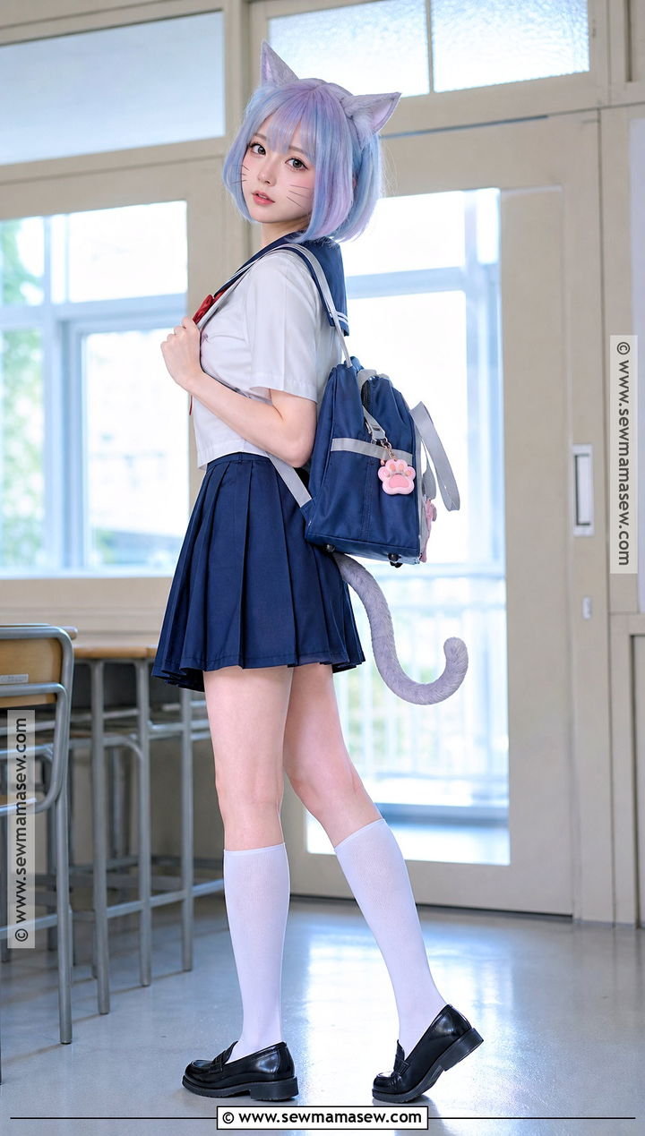 Anime School Cat Cosplay - 35 cat cosplay ideas