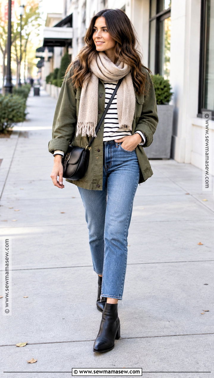 Ankle Boot Heels With Cropped Jeans - 20 heels for fall
