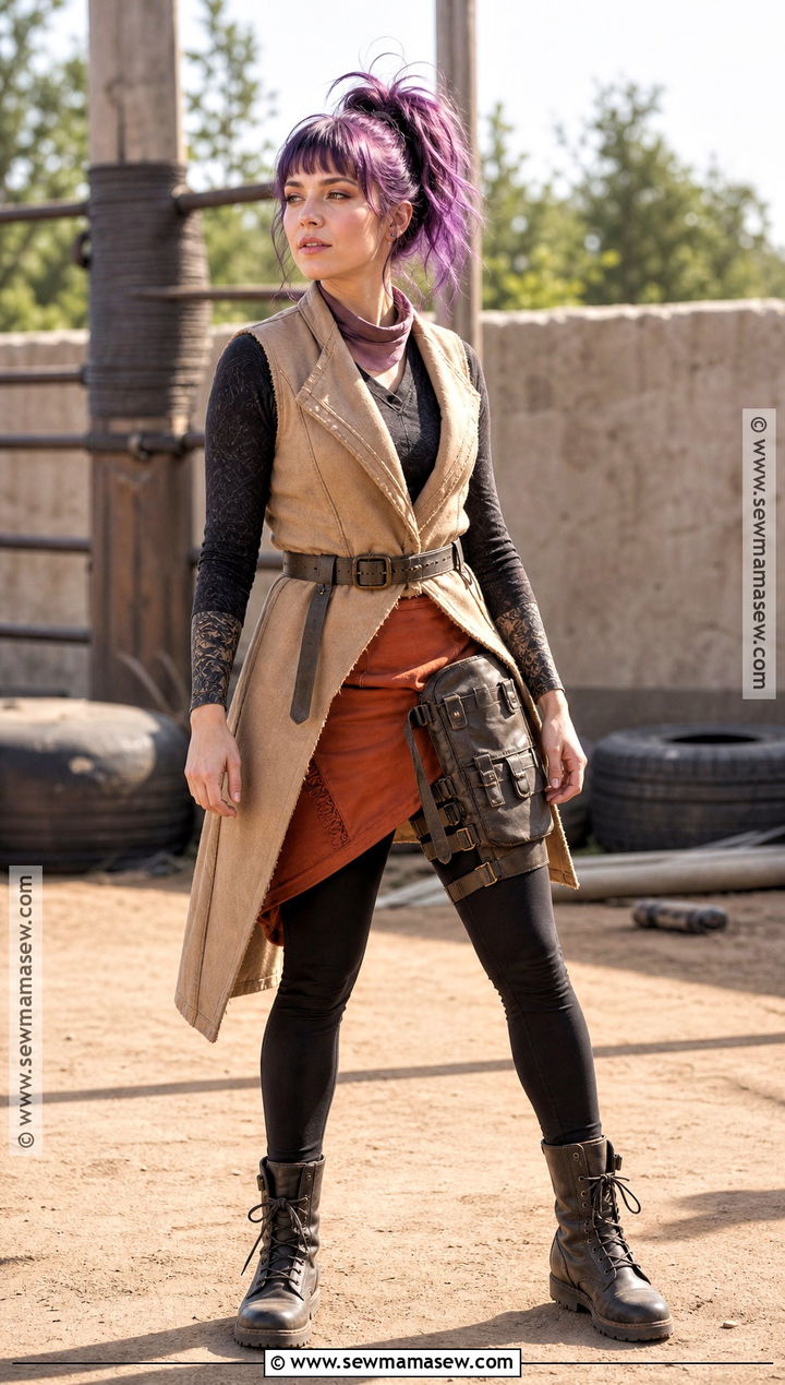 Anko Mitarashi Cosplay With Purple Ponytail - 30 purple hair cosplay ideas