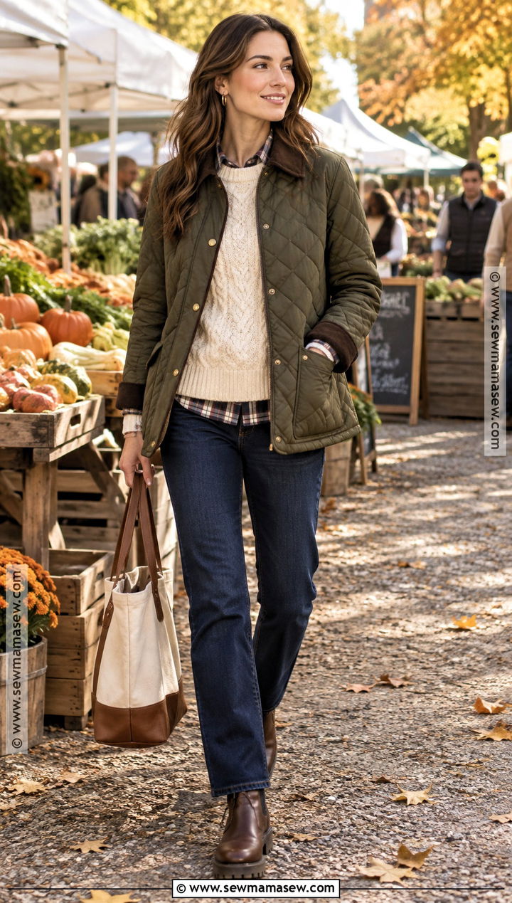 Ann Taylor Quilted Jacket Outfit - 15 ann taylor fall coats