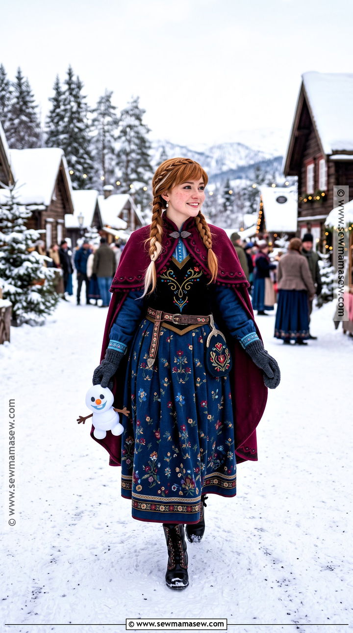 Anna Adventure Dress Cosplay - 35 Princess Cosplay Ideas