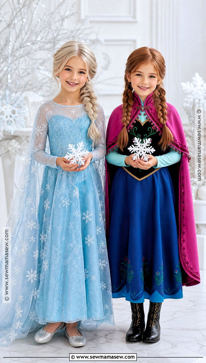 Anna And Elsa Twin Costume - 35 twin costumes