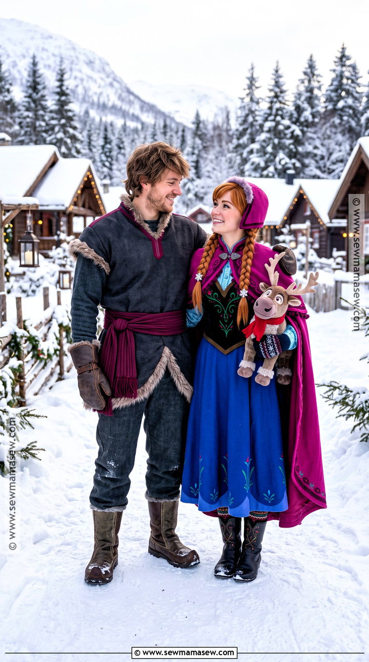 Anna And Kristoff Couple Costume - 40 disney couple costumes
