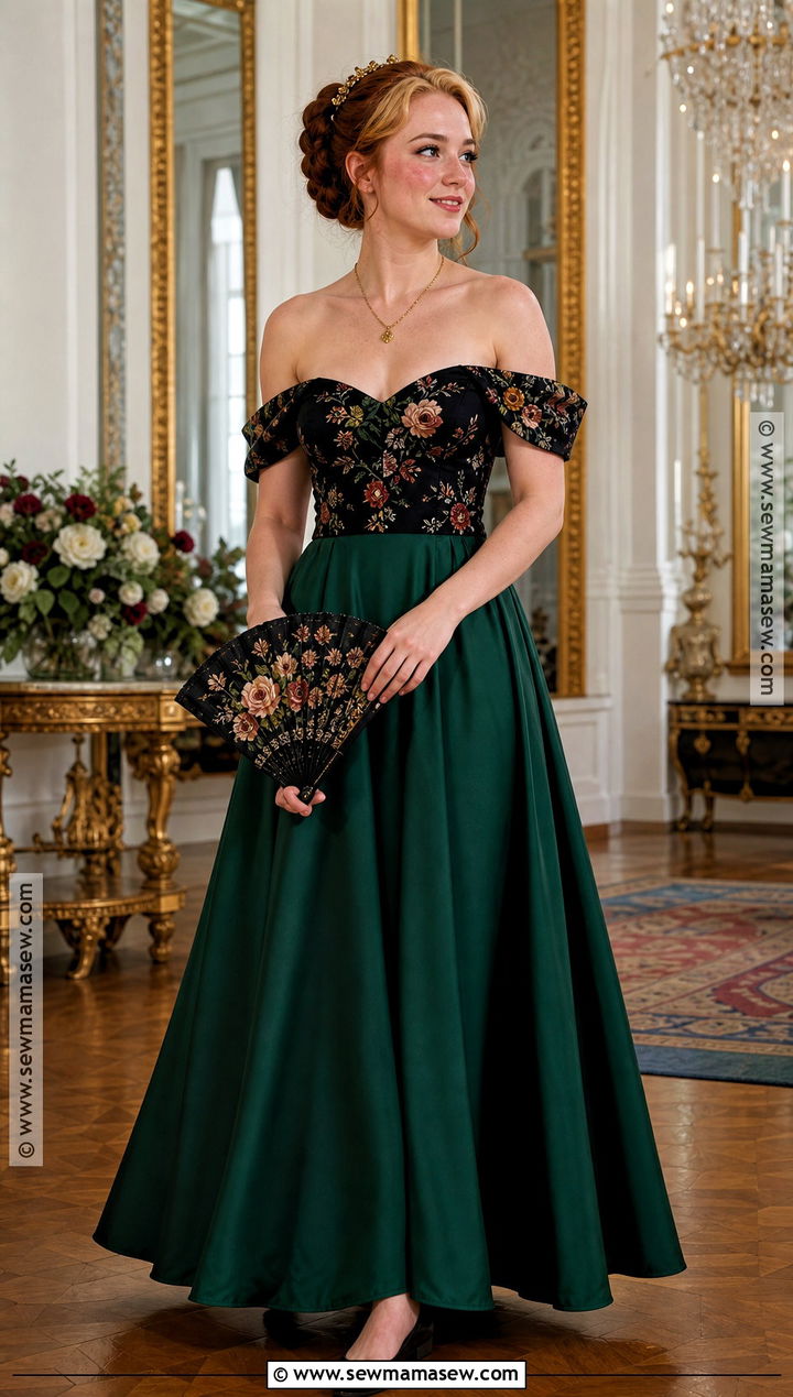 Anna Black And Green Cosplay Dress - 30 cosplay dress ideas