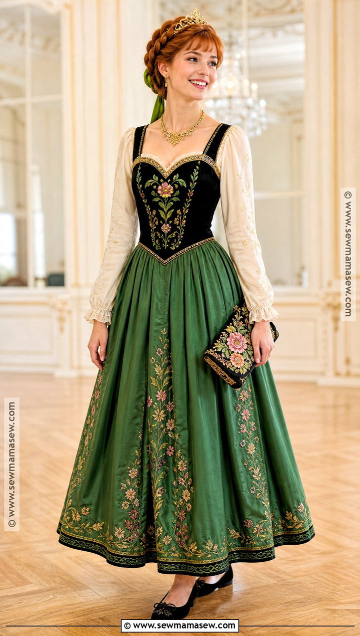 Anna Coronation Costume - 45 disney princess costumes