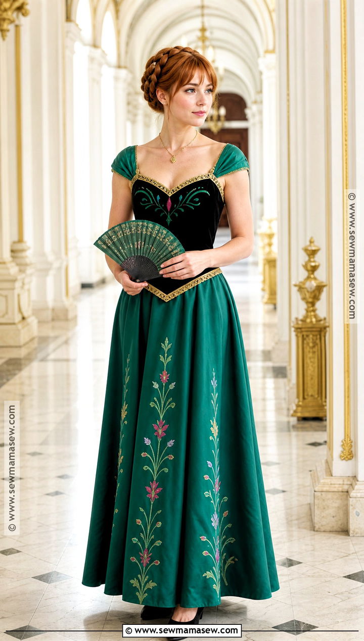 Anna Coronation Dress Cosplay - 30 disney princess cosplay ideas