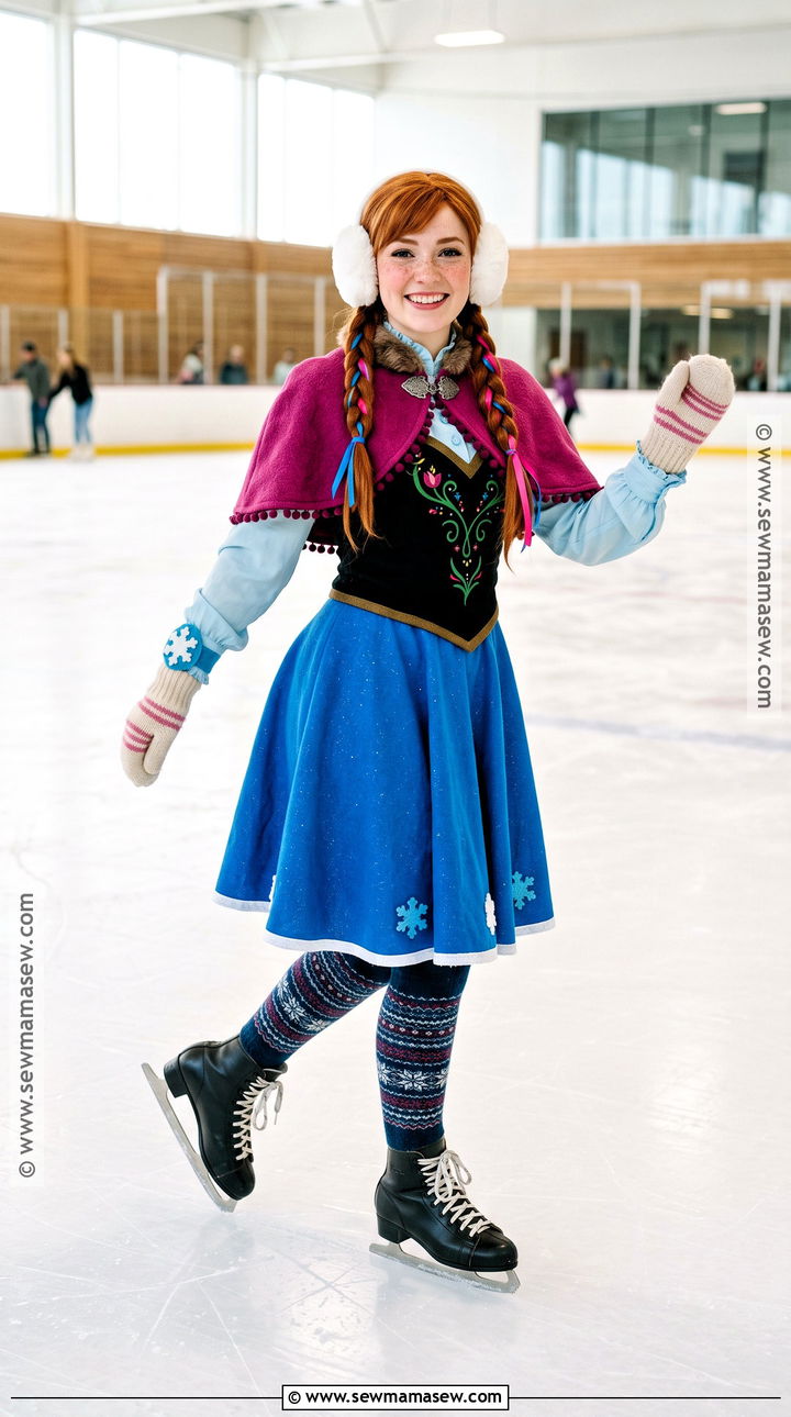 Anna Ice Skating Costume - 40 anna frozen costume ideas