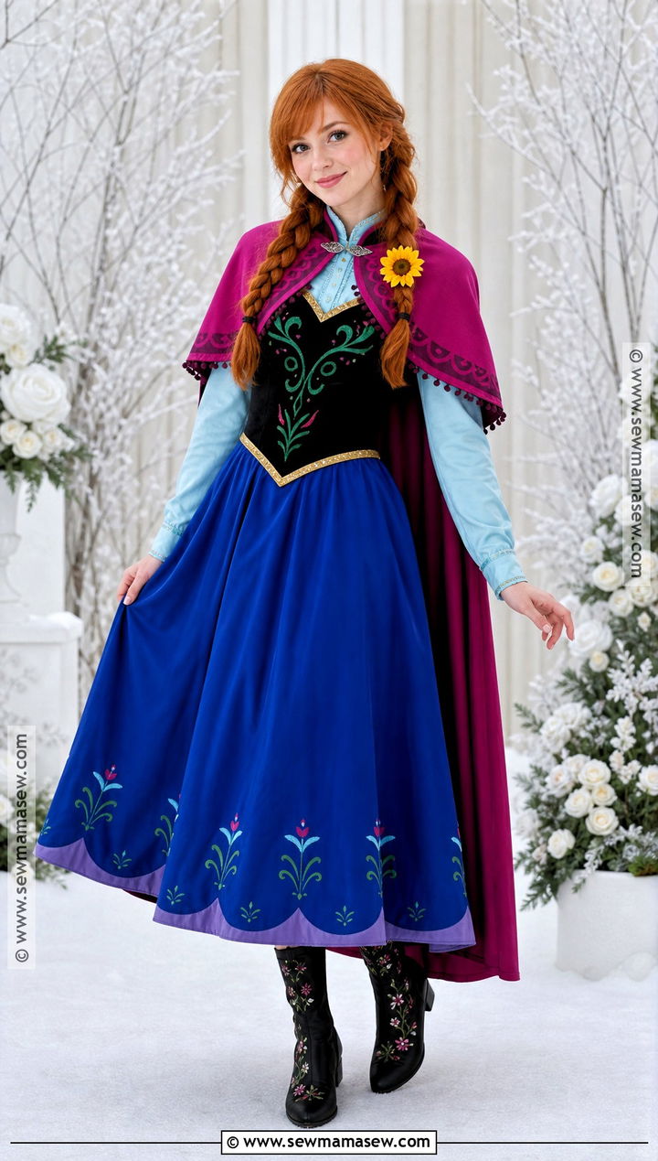 Anna Princess Costume - 30 red hair halloween costume ideas
