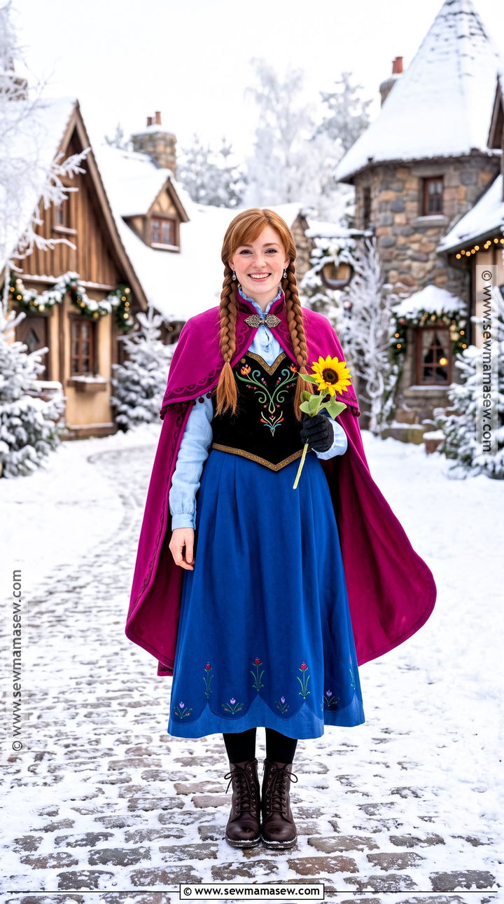 Anna Princess Costume - 30 red head halloween costumes for women