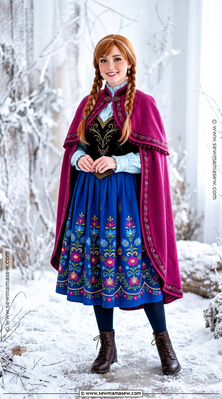 Anna Princess Costume With Red Hair - 30 costumes with red hair