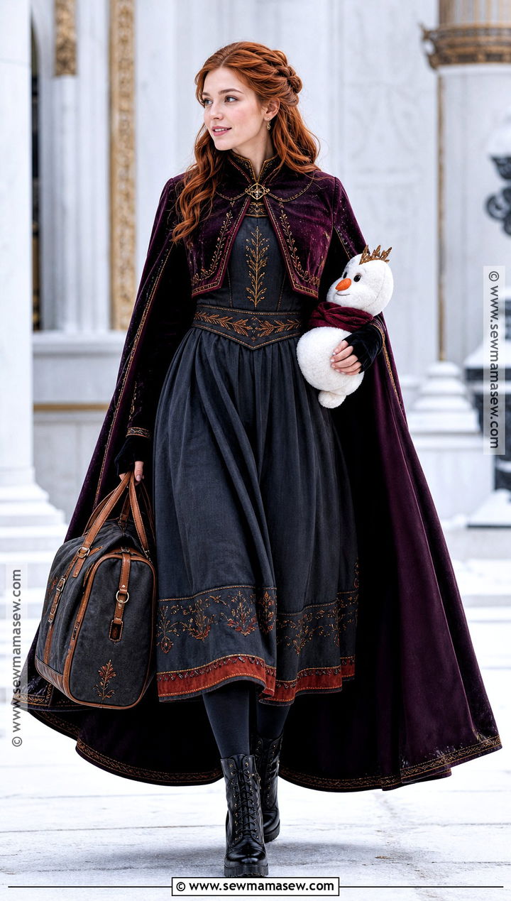 Anna Winter Costume - 45 disney princess costumes