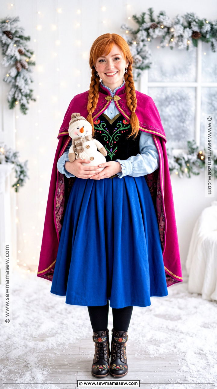 Anna Winter Princess Costume - 30 red hair halloween costumes ideas