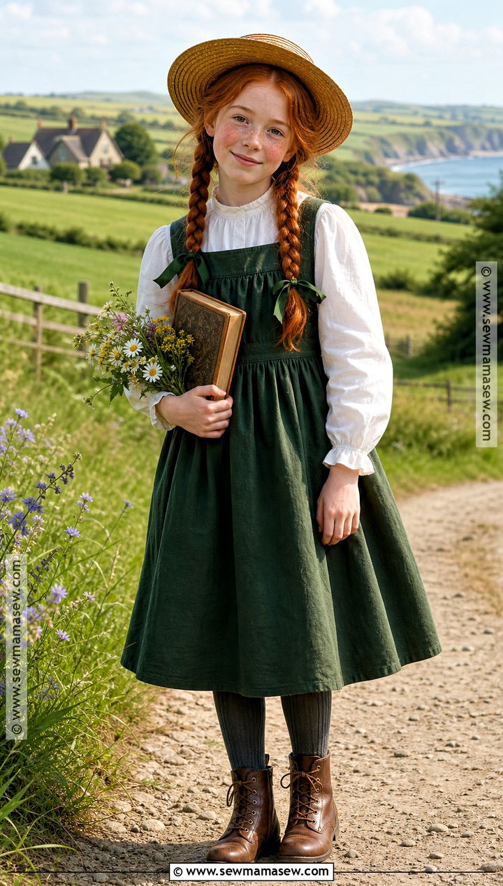 Anne Shirley Costume - 40 book characters dress up ideas