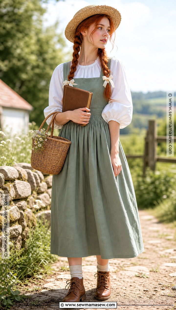 Anne Shirley Costume - 30 ginger hair halloween costume ideas