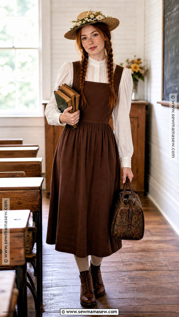 Anne Shirley Costume With Auburn Braids - 40 red hair costume ideas