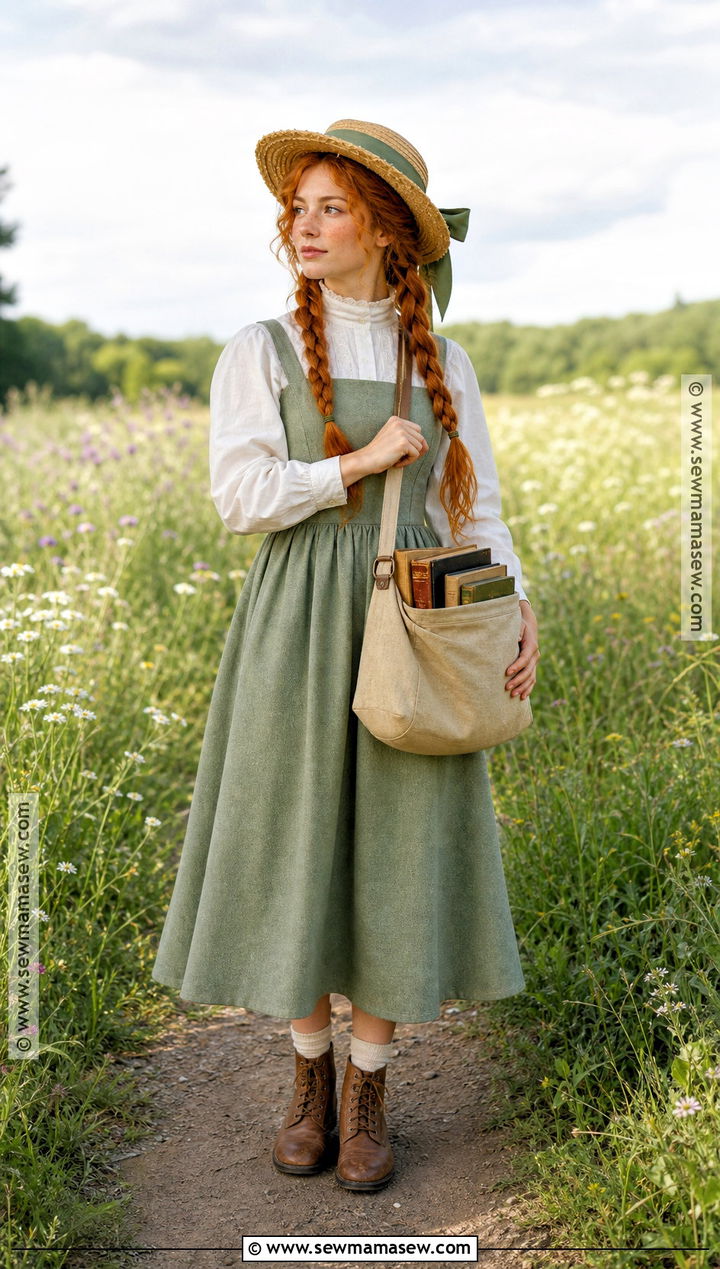 Anne Shirley Costume With Red Braids - 30 halloween costumes with red hair