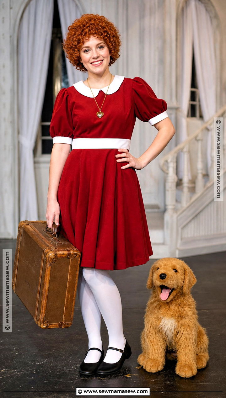 Annie Costume With Curly Red Hair - 30 ginger halloween costumes red hair