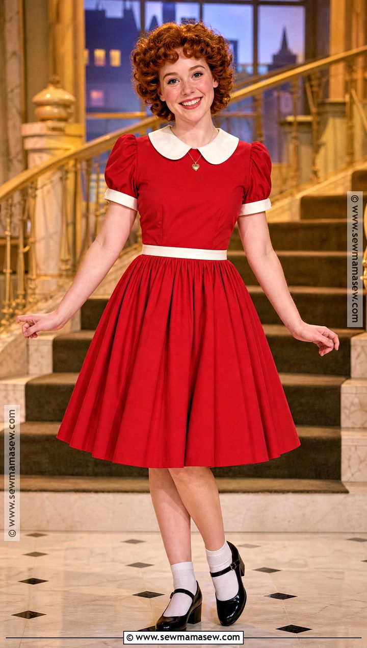Annie Costume With Red Curly Hair - 30 curly hair costumes halloween