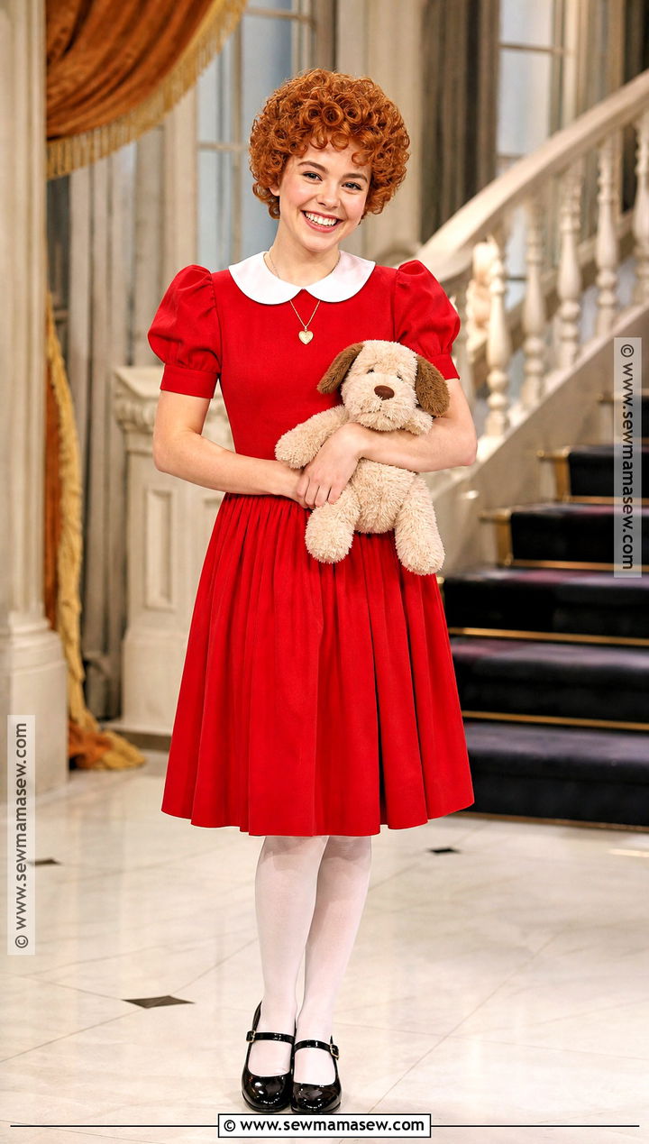 Annie Costume With Short Red Curls - 35 halloween costumes curly hair