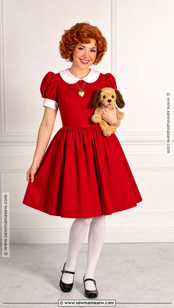 Annie Orphan Costume - 30 red hair halloween costume ideas